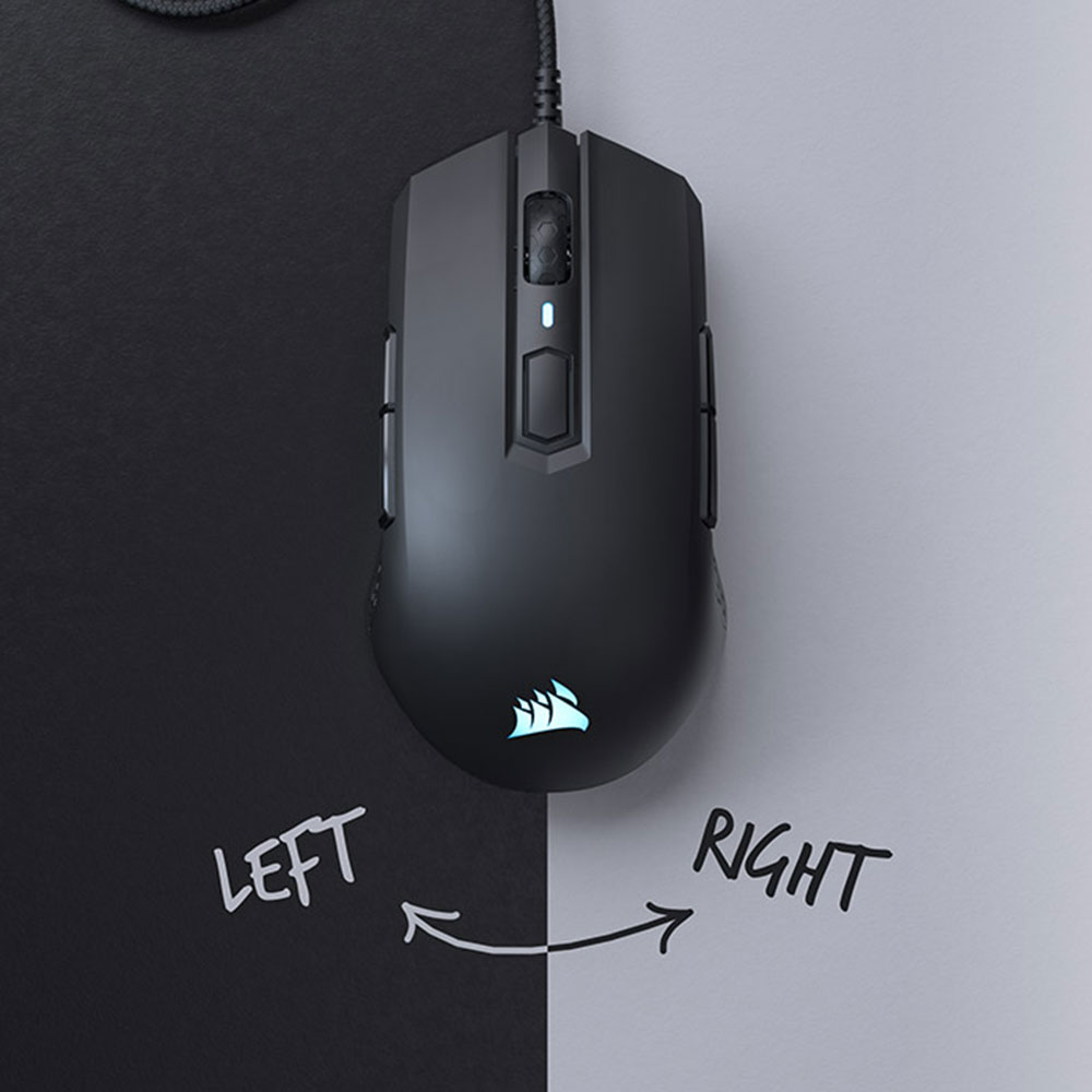 Corsair M55 RGB Pro Wired Gaming Mouse ของแท้ ประกันศูนย์ 2ปี (Black)