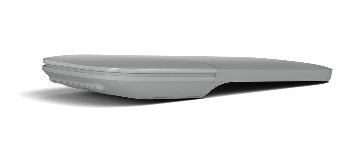 Microsoft Arc Touch Bluetooth Mouse เมาส์ไร้สาย สีเทา ของแท้ ประกันศูนย์ 3ปี (Light Grey)
