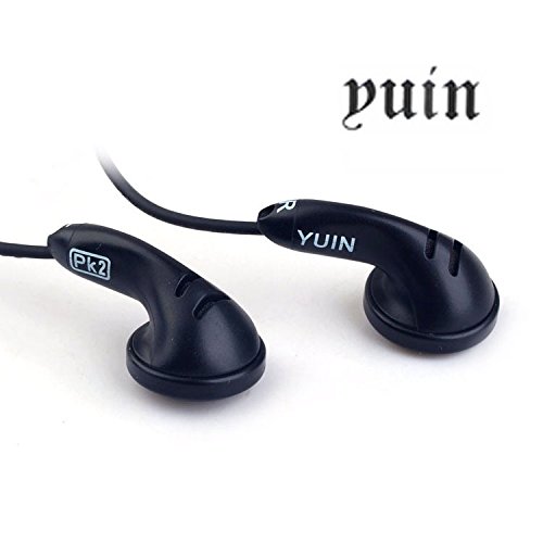 Yuin PK2 Earbuds หูฟังเอียบัด สีดำ ของแท้ ประกันศูนย์ 1ปี