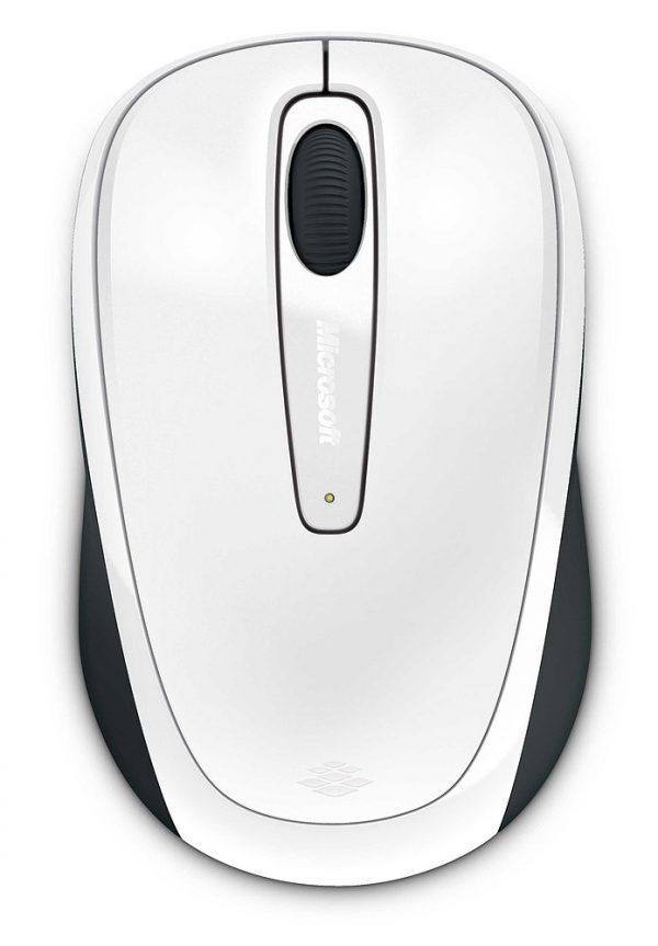 Microsoft Wireless Mobile Mouse 3500 สีขาว ประกันศูนย์ 3ปี ของแท้ เมาส์ไร้สาย (White)