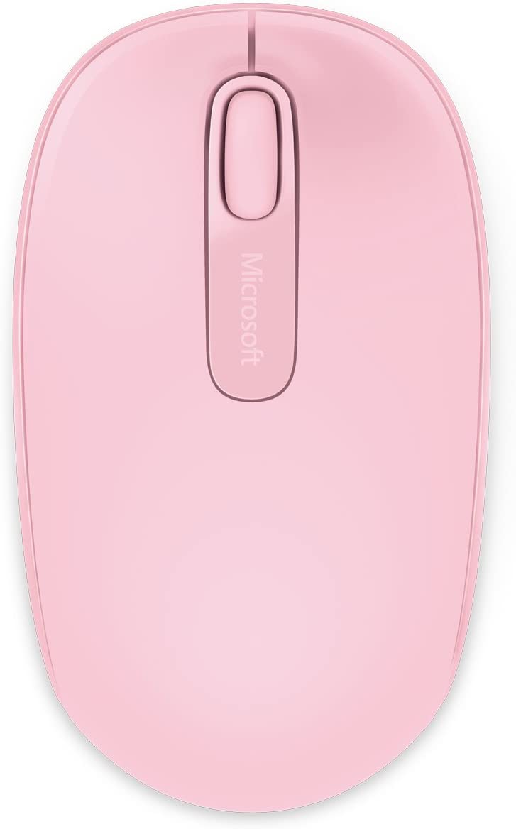 Microsoft Wireless Mouse 1850 เมาส์ไร้สาย สีชมพู ของแท้ ประกันศูนย์ 3ปี (Pink)