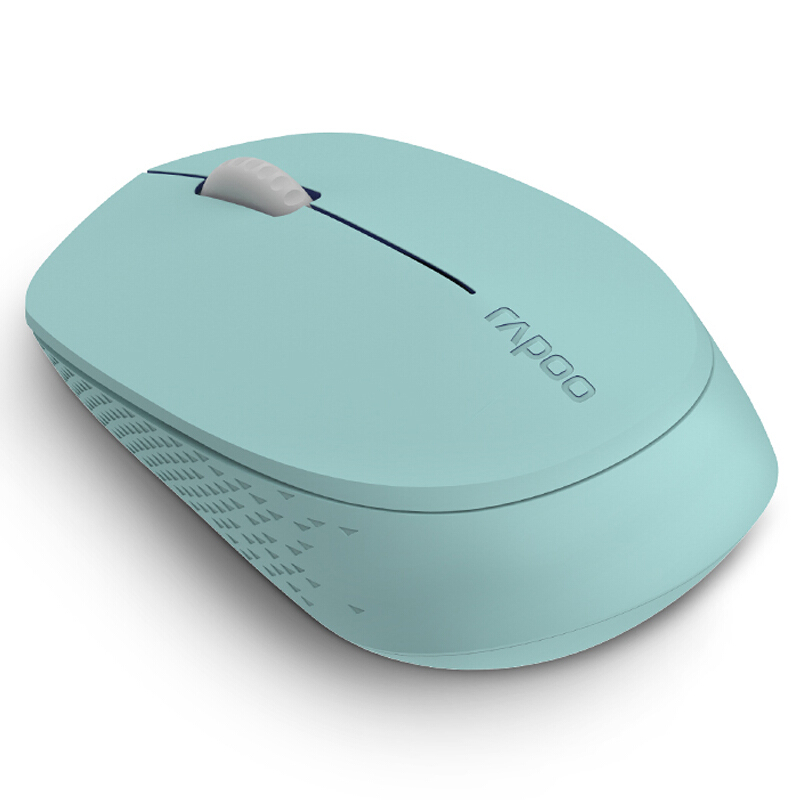Rapoo M100 Silent Multi-mode Wireless Mouse สีเขียว ประกันศูนย์ 2ปี ของแท้ เสียงคลิกเบา (Green)