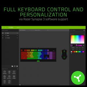 Razer Cynosa Chroma – Multi-color Gaming Keyboard แป้นภาษาไทย/อังกฤษ ของแท้ ประกันศูนย์ 2ปี คีย์บอร์ด เกมส์