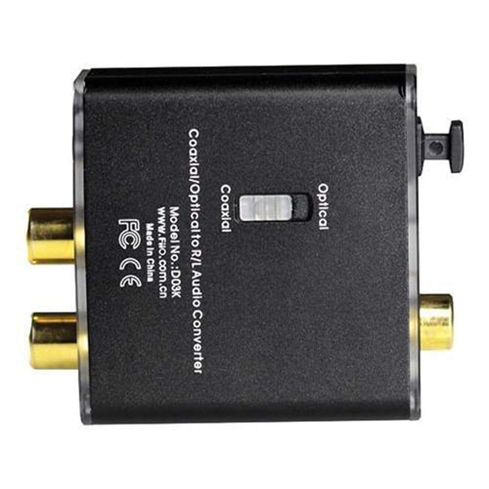 FiiO D03K Digital to Analog Audio Converter ตัวแปลงสัญญาณ - Optical / Coaxial เป็น RCA และ 3.5mm ของแท้ ประกันศูนย์ 1ปี