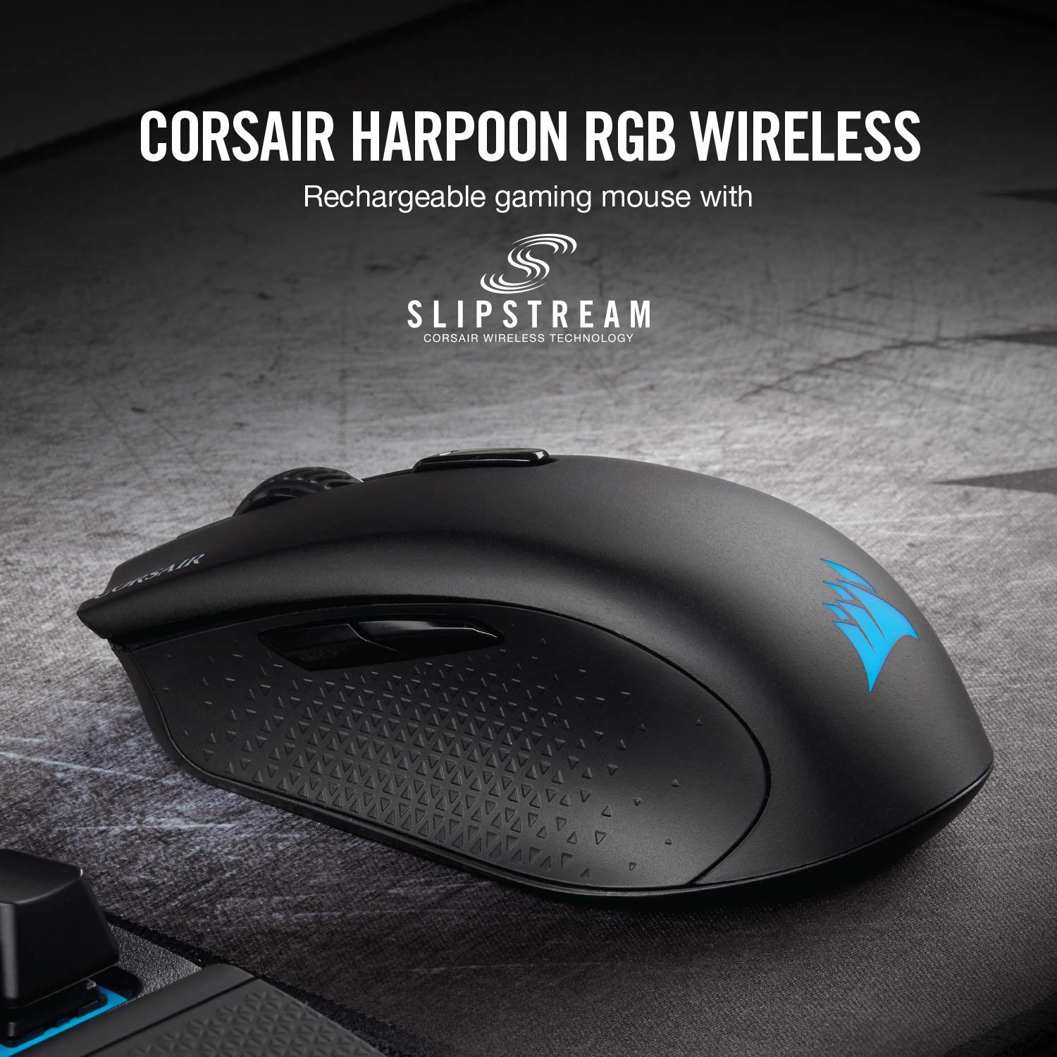 Corsair Harpoon Wireless RGB Gaming Mouse ประกันศูนย์ 2ปี ของแท้ เมาส์เล่นเกม ไร้สาย