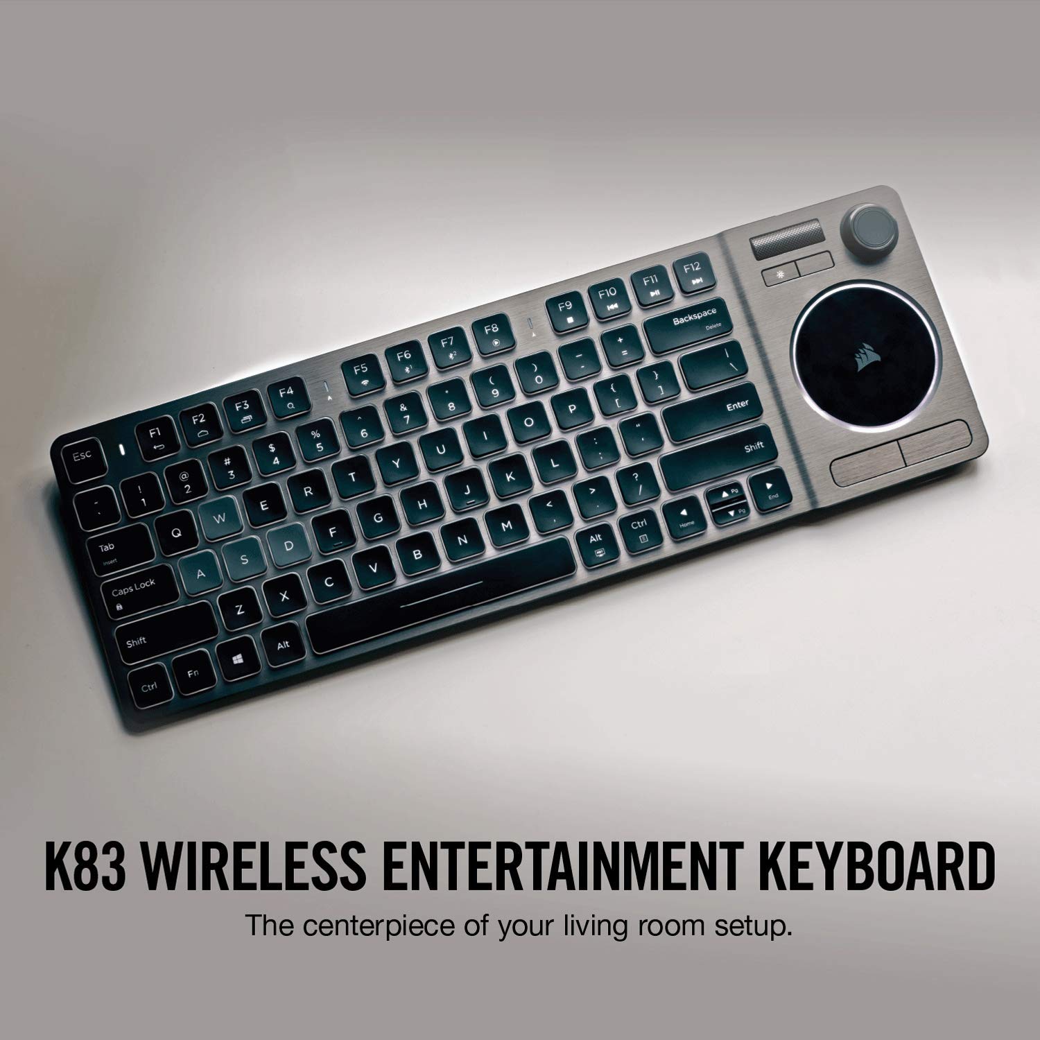 Corsair K83 Wireless Entertainment Keyboard แป้นภาษาไทย/อังกฤษ ของแท้ ประกันศูนย์ 2ปี คีย์บอร์ด