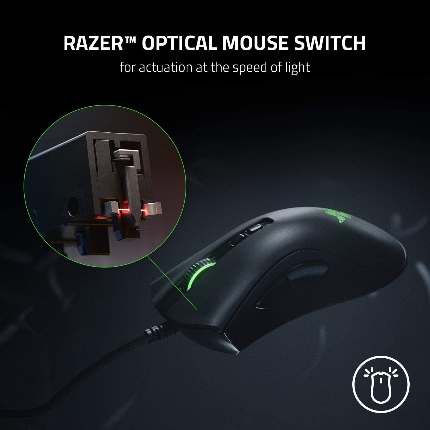 Razer DeathAdder V2 Gaming Mouse ประกันศูนย์ 2ปี ของแท้ เมาส์เล่นเกม