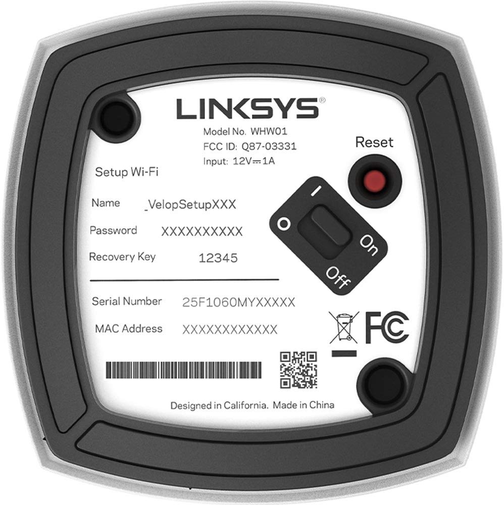 LINKSYS VELOP WHW0102 INTELLIGENT MESH WIFI SYSTEM (2-PACK) DYNAMIC DUAL-BAND AC2600 ของแท้ ประกันศูนย์ 3ปี