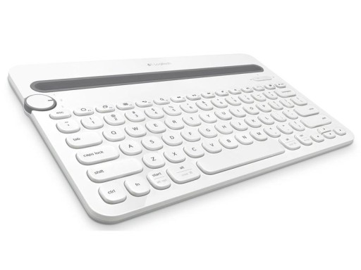Logitech K480 Multi-Device Bluetooth Keyboard แป้นภาษาไทย/อังกฤษ ของแท้ ประกันศูนย์ 1ปี คีย์บอร์ด ไร้สาย (White)