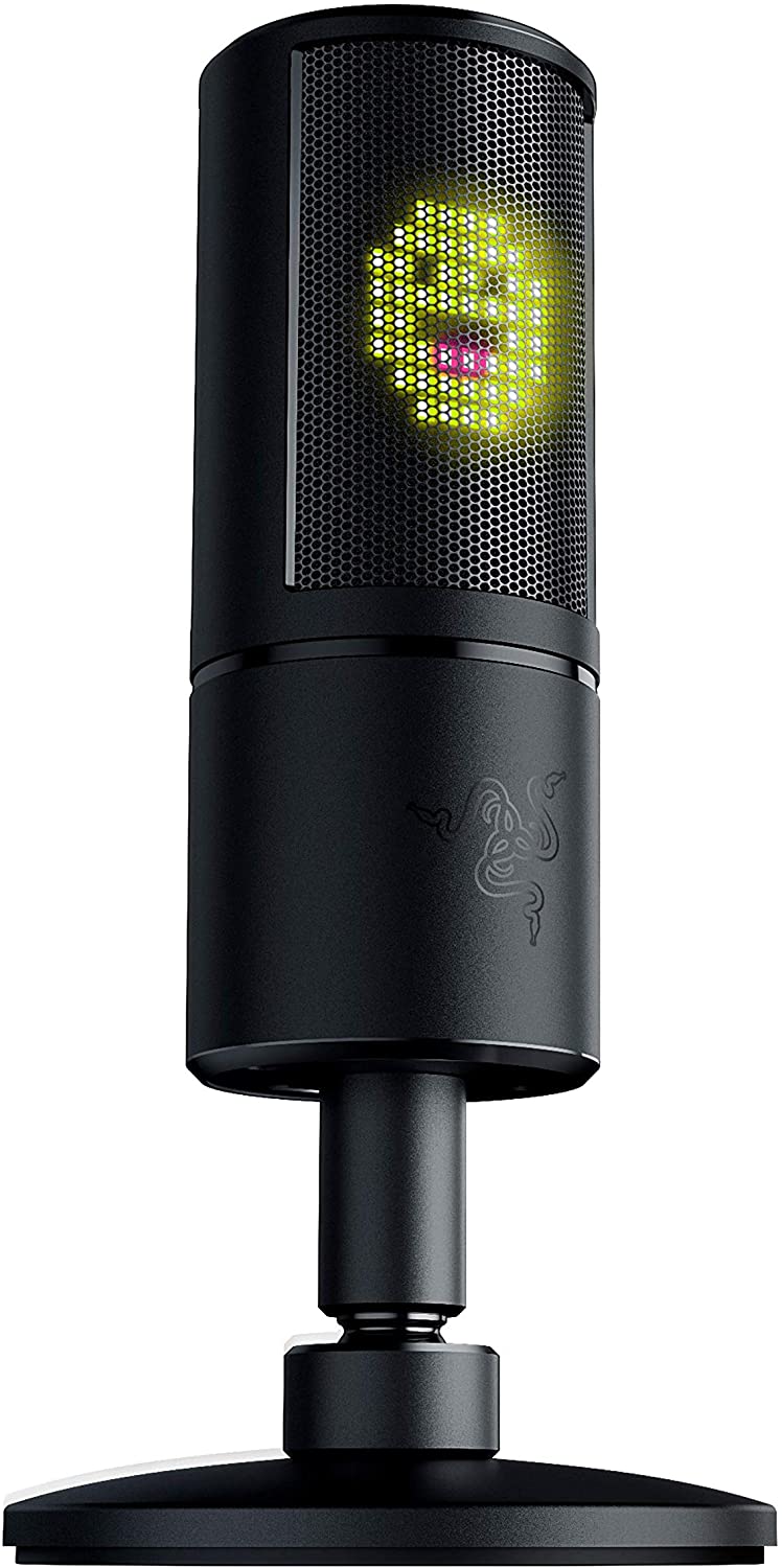 Razer Seiren Emote Gaming Broadcaster Microphone ของแท้ ประกันศูนย์ 1ปี ไมโครโฟน