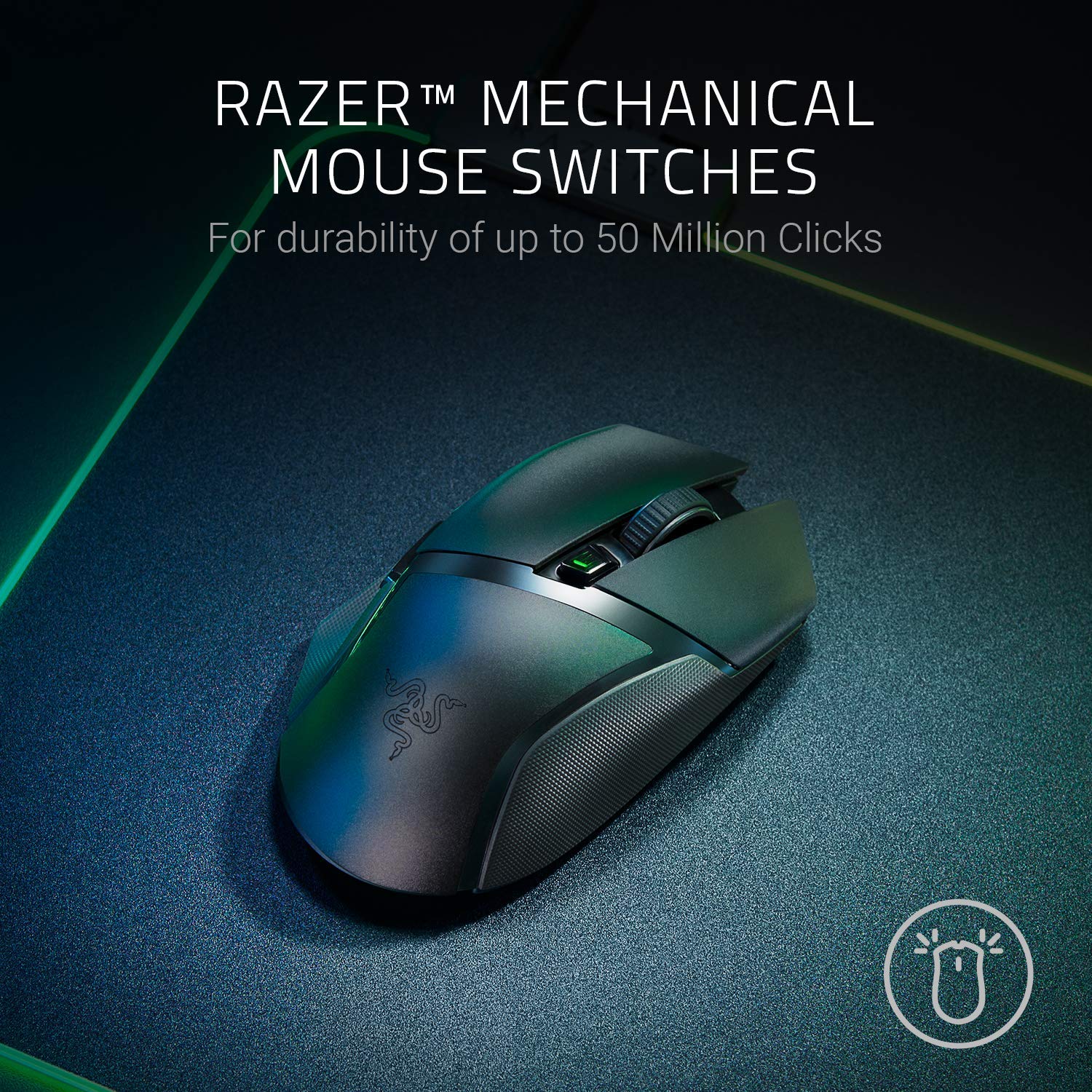 Razer Basilisk X HyperSpeed Gaming Mouse ของแท้ ประกันศูนย์ 2ปี