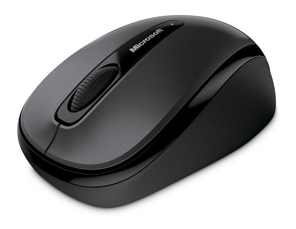 Microsoft Wireless Mobile Mouse 3500 สีเทา ประกันศูนย์ 3ปี ของแท้ เมาส์ไร้สาย (Grey)