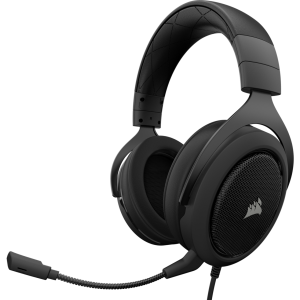 Corsair HS60 Stereo Gaming Headset สีดำ ประกันศูนย์ 2ปี ของแท้ หูฟังสำหรับเล่นเกม (Black)