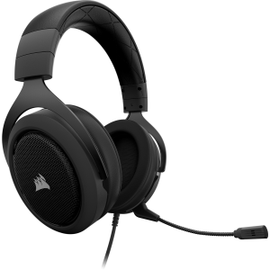 Corsair HS60 Stereo Gaming Headset สีดำ ประกันศูนย์ 2ปี ของแท้ หูฟังสำหรับเล่นเกม (Black)