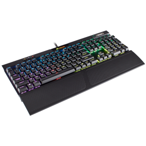 Corsair K70 RGB MK.2 Cherry MX Blue Mechanical Gaming Keyboard TH/EN แป้นภาษาไทย/อังกฤษ ของแท้ ประกันศูนย์ 2ปี คีย์บอร์ด เกมส์