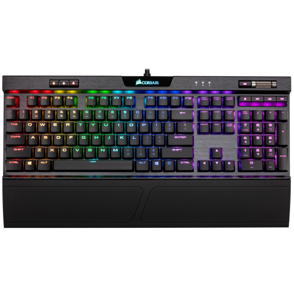 Corsair K70 RGB MK.2 Cherry MX Low Profile Speed Mechanical Gaming Keyboard TH/EN แป้นภาษาไทย/อังกฤษ ของแท้ ประกันศูนย์ 2ปี คีย์บอร์ด เกมส์