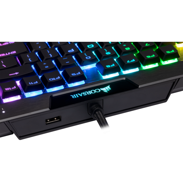 Corsair K70 RGB MK.2 Cherry MX Low Profile Speed Mechanical Gaming Keyboard TH/EN แป้นภาษาไทย/อังกฤษ ของแท้ ประกันศูนย์ 2ปี คีย์บอร์ด เกมส์