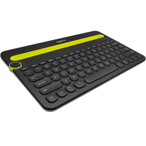 Logitech K480 Multi-Device Bluetooth Keyboard แป้นภาษาไทย/อังกฤษ ของแท้ ประกันศูนย์ 1ปี คีย์บอร์ด ไร้สาย (Black)