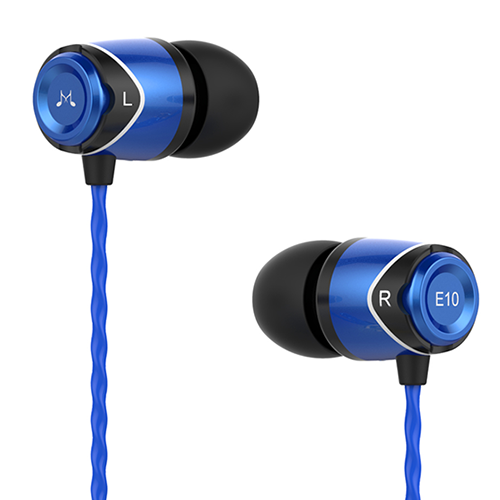 Soundmagic E10 หูฟัง In-Ear Noise Isolating Hi-Fi Award สีฟ้า ของแท้ ประกันศูนย์ 1ปี (Blue)