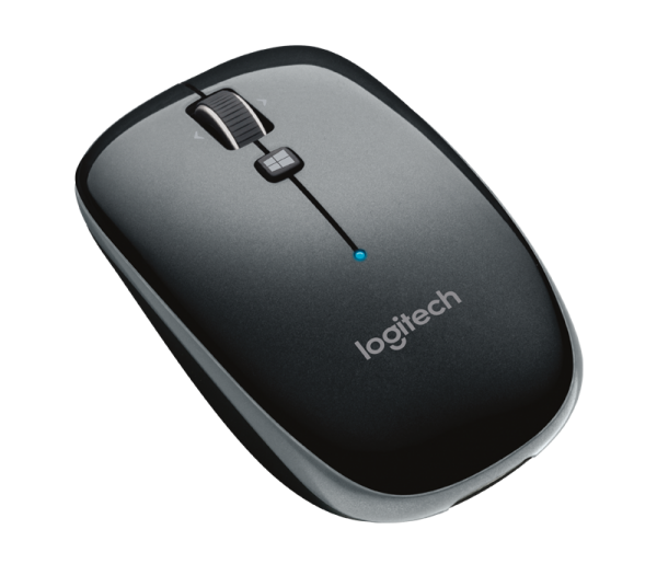 Logitech M557 Bluetooth Mouse สีดำ ประกันศูนย์ 1ปี ของแท้ (Dark Grey)