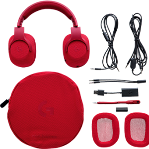 Logitech G433 Surround 7.1 Gaming Headset สีแดง ประกันศูนย์ 2ปี ของแท้ หูฟังสำหรับเล่นเกมแบบมีสายระบบเซอร์ราวด์ 7.1 (Red)