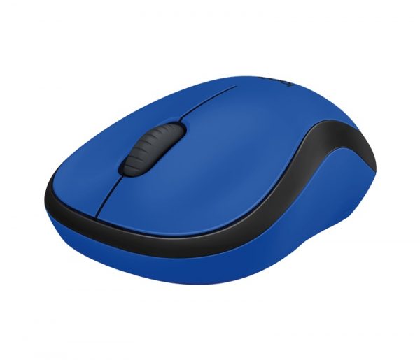 Logitech M221 Silent Wireless Mouse สีน้ำเงิน ประกันศูนย์ 1ปี ของแท้ เสียงคลิกเบา
