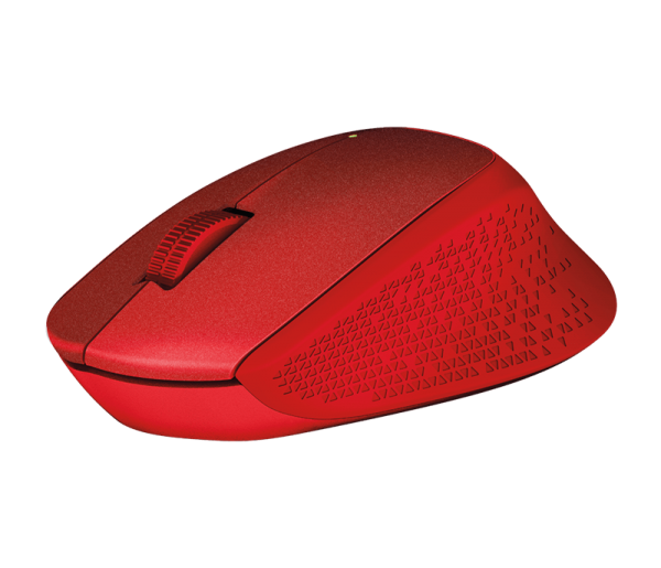 Logitech M331 Wireless Mouse Silent Plus สีแดง ประกันศูนย์ 1ปี ของแท้ เสียงคลิกเบา