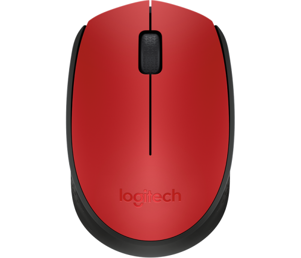 Logitech M171 Wireless Mouse สีแดง ประกันศูนย์ 1ปี ของแท้ (Red)