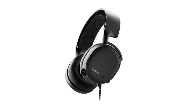 SteelSeries Arctis 3 7.1 DTS Gaming Headset สีดำ ประกันศูนย์ 1ปี ของแท้ หูฟังสำหรับเล่นเกม (Black)