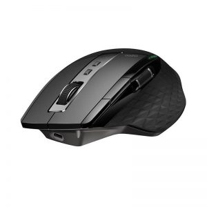 Rapoo MT750s Rechargeable Multi-mode Wireless Mouse Bluetooth 3.0/4.0 2.4Ghz สีดำ ประกันศูนย์ 2ปี ของแท้ (Black)