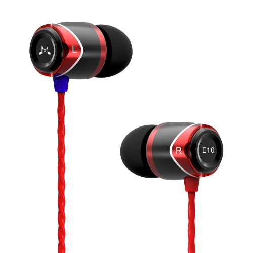 Soundmagic E10 หูฟัง In-Ear Noise Isolating Hi-Fi Award สีแดง ของแท้ ประกันศูนย์ 1ปี (Red)