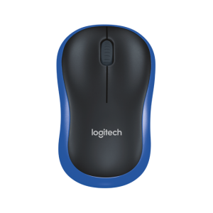 Logitech M185 Wireless Mouse สีฟ้า ประกันศูนย์ 3ปี ของแท้ (Blue)