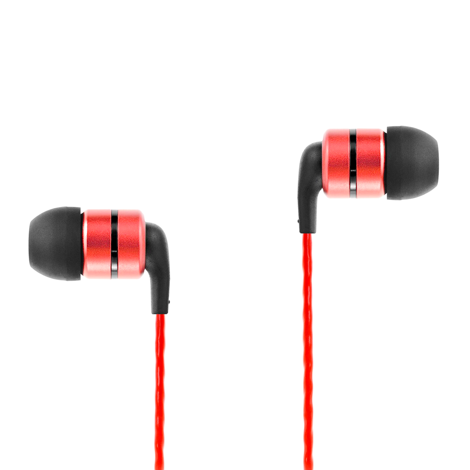 Soundmagic E80C หูฟัง In-Ear Noise Isolating with Microphone มีไมค์ควบคุมเสียง สีแดง ของแท้ ประกันศูนย์ 1ปี (Red)